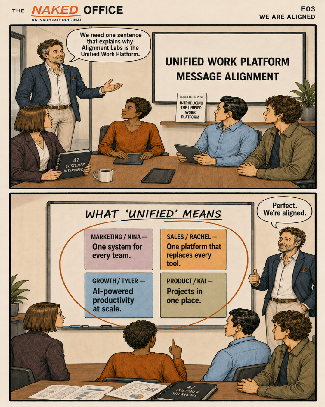 The Naked Office episode: We Are Aligned